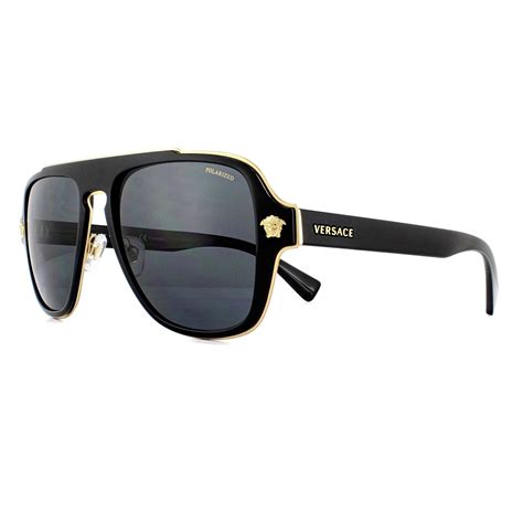 blakc versace sunglasses|authentic black polarized Versace sunglasses.